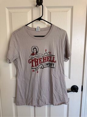 The Hell I Won’t Cowgirl Graphic Tee XL Western Rodeo 100% Cotton